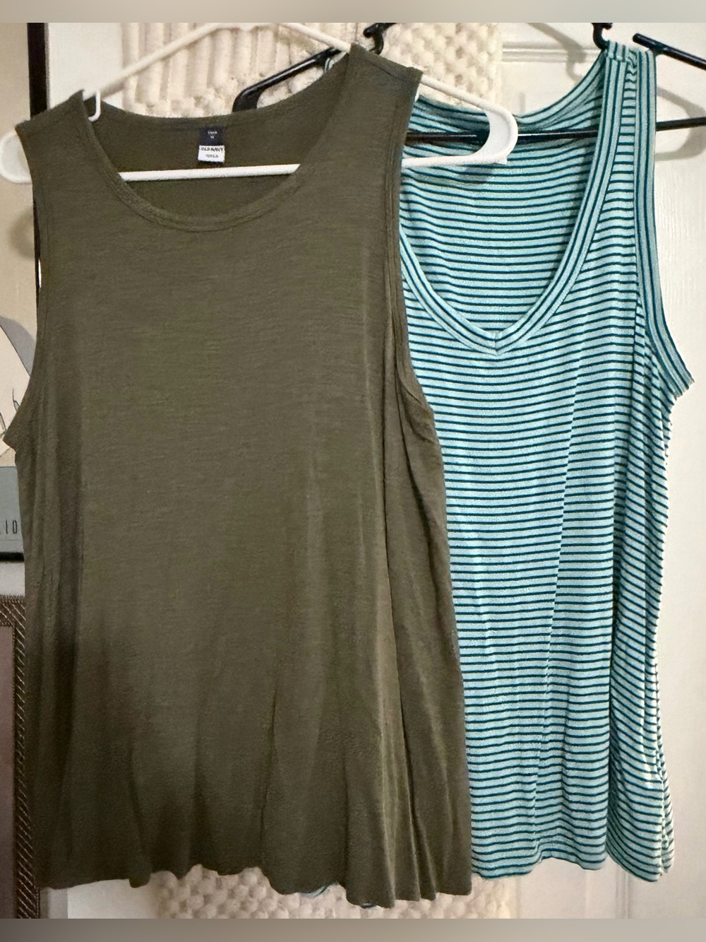 2 Women’s Old Navy Luxe Tank Tops- Lightweight Casual